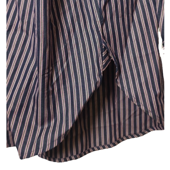 Ralph Lauren size 3XL Striped Button Down Dress Shirt with Beaded Crest - Picture 3 of 7